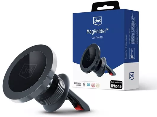 Βάση Κινητού Αυτοκινήτου 3MK με Κλιπ-Μανταλάκι Μαύρο