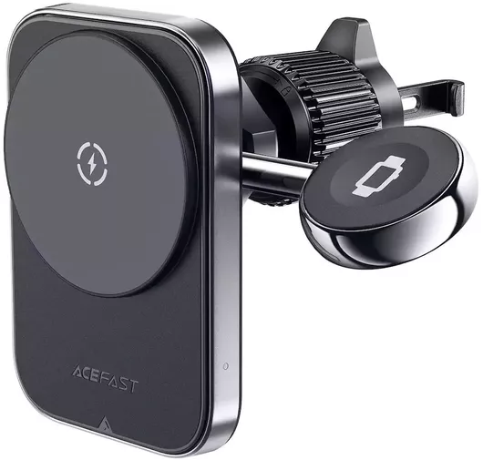 Βάση Κινητού Αυτοκινήτου Acefast D18 με Magsafe & Ασύρματη Φόρτιση Μαύρο