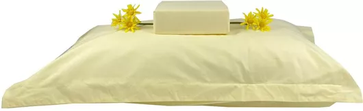 Μαξιλαροθήκες Astron Italy Oxford Βαμβακερές Σετ 2τμχ 52x72cm Κίτρινο