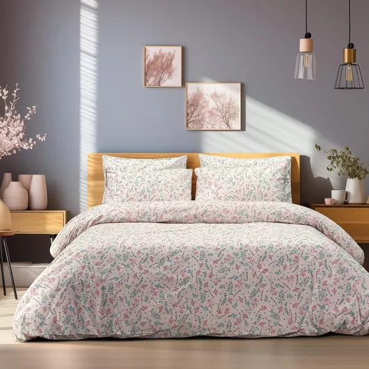 Σεντόνι Beauty Home Cousine Art 12180 Μονό Σετ 3τμχ 260x170cm Σομόν