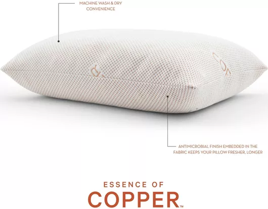 Μαξιλάρι Ύπνου Swiss Lux Dream με Memory Foam & Ίνες Χαλκού 60x40x14cm