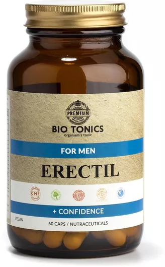 Bio Tonics Erectil Συμπλήρωμα για την Σεξουαλική Υγεία 60 Κάψουλες