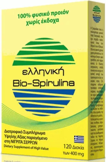 Protonex Hellenic Bio-spirulina 120 Ταμπλέτες