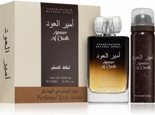 Ανδρικό Σετ Αρωμάτων Lattafa Ameer Al Oudh Eau de Parfum 100ml & Deodorant 50ml