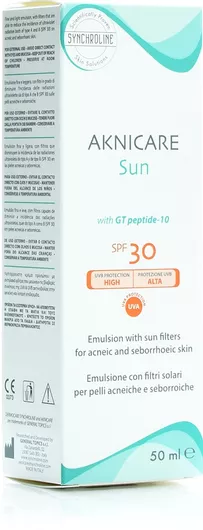 Synchroline Aknicare Sun Αντηλιακή Κρέμα Προσώπου SPF30 50ml
