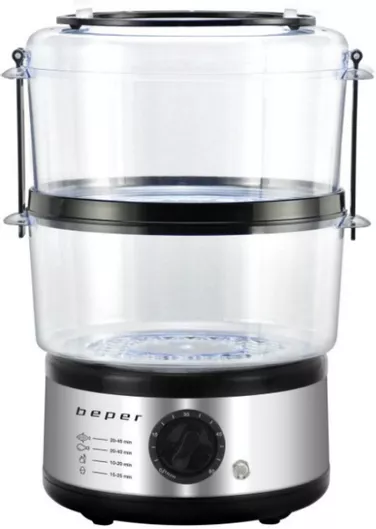 Ατμομάγειρας Beper BC.261 με 2 Δοχεία 500W 5lt
