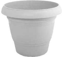 Γλάστρα Et Plast Πλαστική Στρογγυλή 36x36x30cm Λευκό