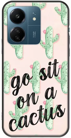 Θήκη Κινητού Back Cover για Xiaomi Poco C65 TPU Go Sit On A Cactus