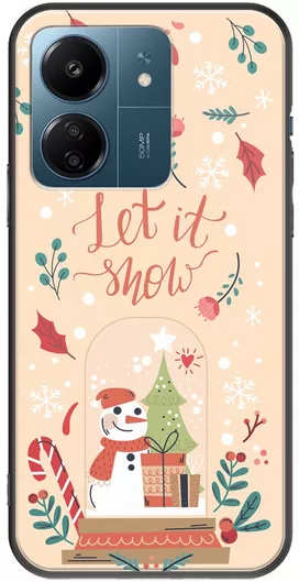 Θήκη Κινητού Back Cover για Xiaomi Redmi 13C TPU Let It Snow