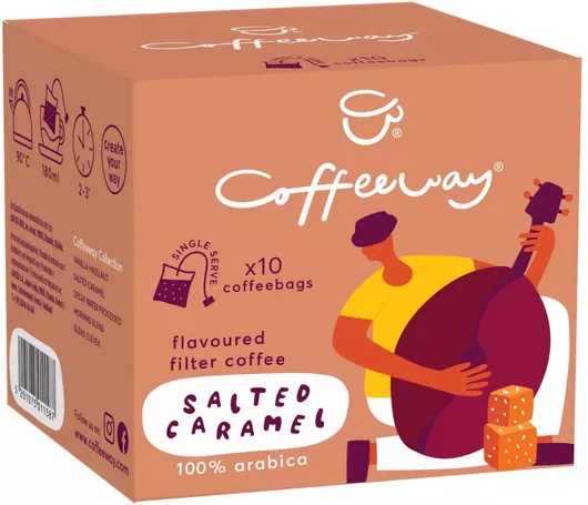 Καφές Φίλτρου Coffeeway 10x7.5gr Salted Caramel