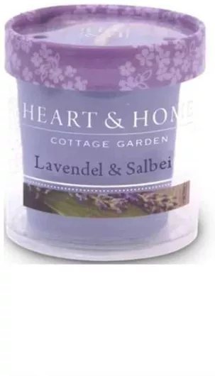 Κερί Heart & Home 275020106 Αρωματικό "Λεβάντα & Φασκόμηλο" 52gr