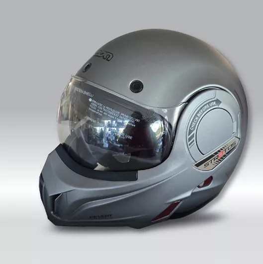 Κράνος Μηχανής Beon B-707 Flip-Up Σπαστό Αρθρωτό L Matt Titanium