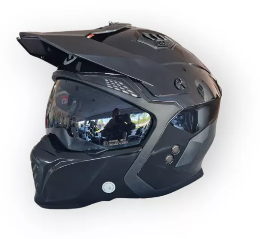 Κράνος Μηχανής HS711 Modular/Flip-Up XXL Glossy Black