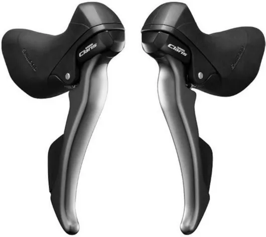 Μανέτα Φρένων Ποδηλάτου Shimano Claris ST-R2000 2 x 8Sp Μαύρο