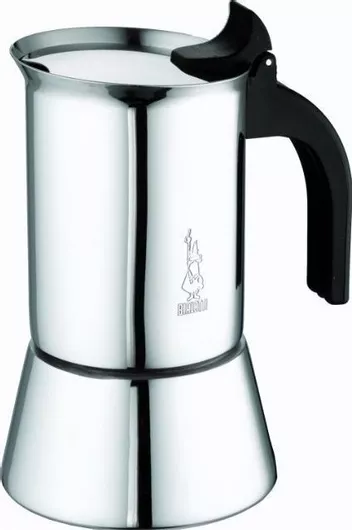 Μπρίκι Espresso Bialetti Venus Elegance για 4 Φλιτζάνια Ασημί