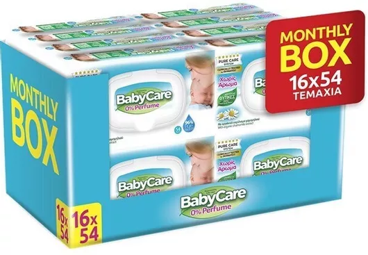 Μωρομάντηλα Babylino χωρίς Άρωμα με Χαμομήλι 16xΣετ 54τμχ