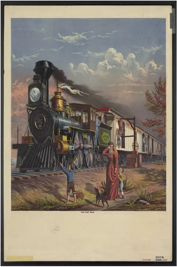 Πίνακας The fast mail 130x200cm