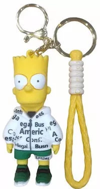 Μπρελόκ Bart Simpson Κίτρινο