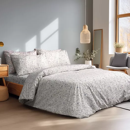 Σεντόνι Beauty Home Necker Art 76335 Υπέρδιπλο με Λάστιχο Σετ 4τμχ 200x170+30cm Μπεζ