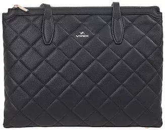 Γυναικεία Τσάντα Ώμου Verde 16-7201 από Δερματίνη Μαύρο