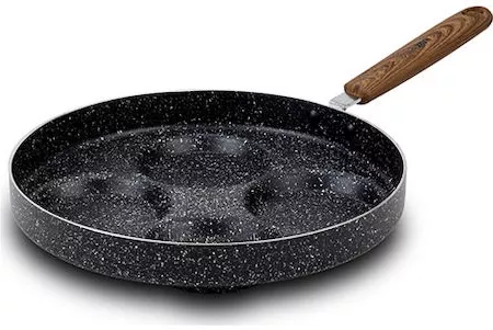 Τηγάνι για Pancake Nava Nature Αλουμινίου με Επίστρωση από Πέτρα 26cm