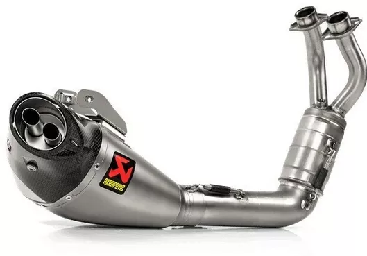 Ολόσωμη Εξάτμισης Μοτοσυκλέτας Akrapovic για Yamaha Mt-07/ Tracer 7/Fz-07 3 σε 1 Racing Line Titanium