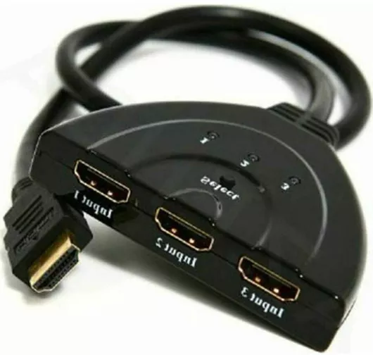 HDMI Switch Cablexpert DSW-HDMI-35 3 Θυρών 0.5m Μαύρο