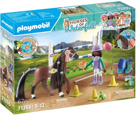 Playmobil Horses Of Waterfall Zoe & Blaze Μάθημα Τουρνουά για 5+ Ετών