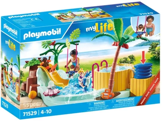 Playmobil Παιδική Πισίνα με Υδρομασάζ για 4-10 Ετών #71529