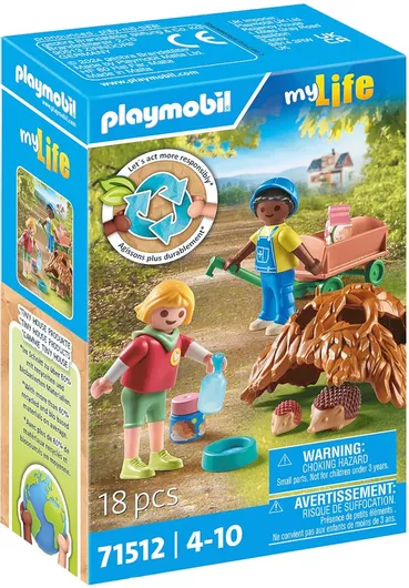 Playmobil MyLife Φροντίζοντας τους Σκατζόχοιρους για 4-10 ετών