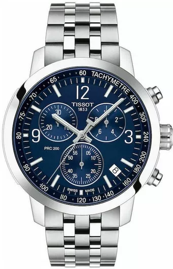 Ανδρικό Ρολόι Tissot με Μεταλλικό Μπρασελέ Ασημί