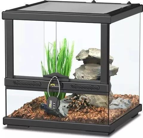 Ενυδρείο Ερπετών Aquatlantis Terrarium 30x30x30cm Μαύρο