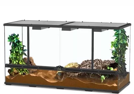 Ενυδρείο Ερπετών Aquatlantis με Θεση για Φωτισμο Terrarium 45x118x60cm