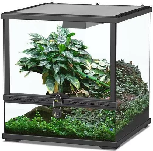 Ενυδρείο Ερπετών Aquatlantis με Θεση για Φωτισμο Terrarium 45x45x45cm