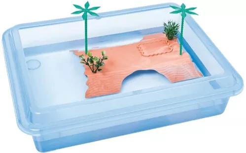 Ενυδρείο Ερπετών Georplast Χελωνιέρα με Νησίδα 34x43.5x11cm