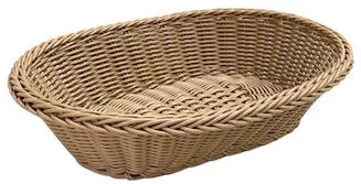 Καλάθι Ψωμιού Ψάθινο 18.5x18.5x7cm Μπεζ