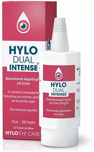 Οφθαλμικές Σταγόνες Pharmex Hylo Dual Intense Λιπαντικές 10ml