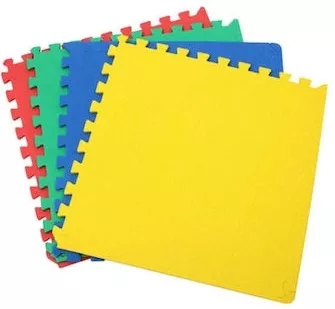 Παιδικό Παζλ Δαπέδου 8904 Μονόχρωμα Σετ 4τμχ Πολύχρωμο