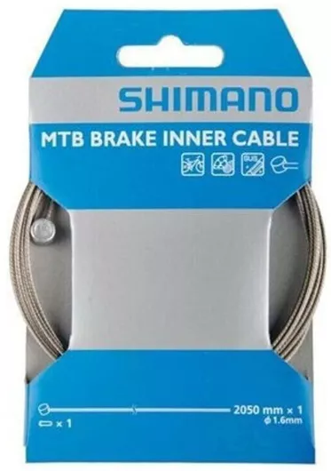 Συρματόσχοινο Φρένων Ποδηλάτου Shimano 1.6x2050mm Stainless
