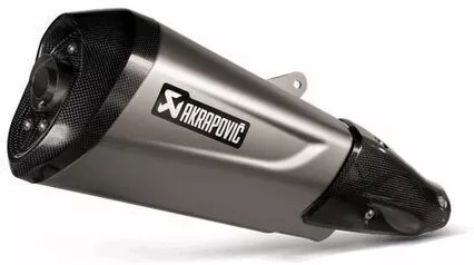 Τελικό Εξάτμισης Μοτοσυκλέτας Akrapovic Slip On Line Ss για Vespa Gts 300 Hpe Polished