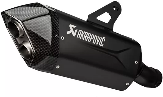 Τελικό Εξάτμισης Μοτοσυκλέτας Akrapovic Slip On για Bmw R 1300 Gs Titanium Μαύρο