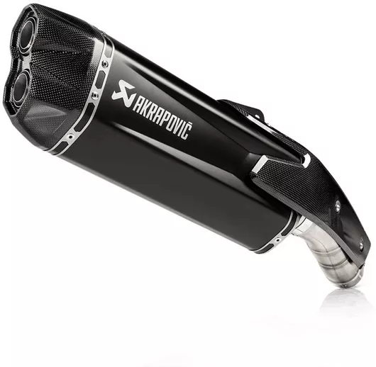 Τελικό Εξάτμισης Μοτοσυκλέτας Akrapovic Slip On για Kawasaki Z H2 1000 Titanium Μαύρο
