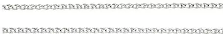 Αλυσίδα Tasoulis Jewellery 9K120-2EMA από Λευκόχρυσο 9K Λευκό