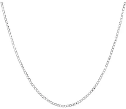 Αλυσίδα Tasoulis Jewellery 9K140-3EMA από Λευκόχρυσο 9K Λευκό