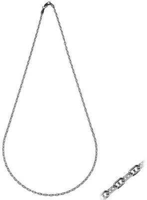 Αλυσίδα Λαιμού Tasoulis Jewellery από Ασήμι 925 Λευκό