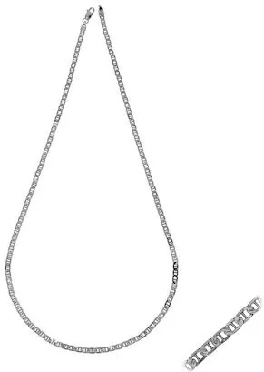 Αλυσίδα Λαιμού Tasoulis Jewellery από Ασήμι 925 Λευκό