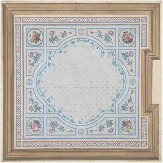 Πίνακας Design for Bathroom Ceiling, Hôtel Cahen d'Anvers 60x60cm