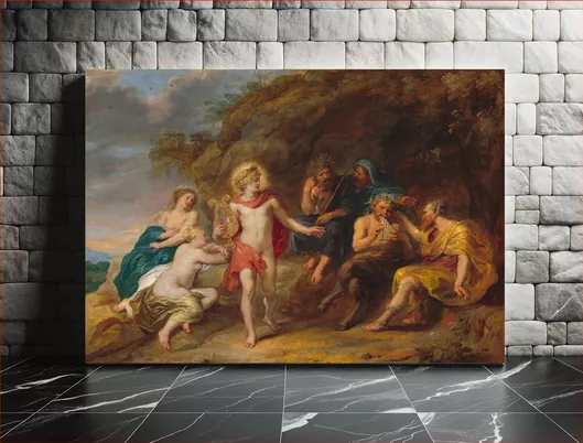 Πίνακας The Judgment of Midas (ca. 1640) by Jan van den Hoecke 65x40cm