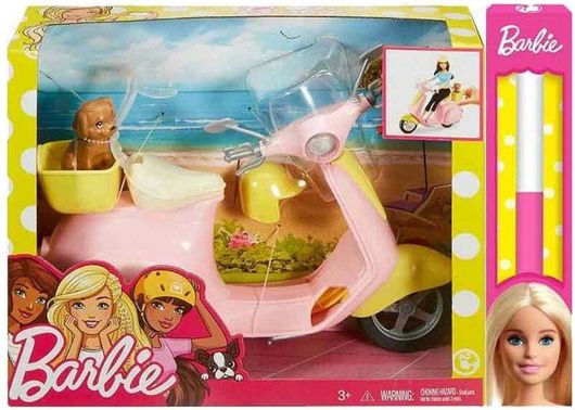 Παιχνιδολαμπάδα Mattel FRP56 Barbie Scooter για 3+ Ετών