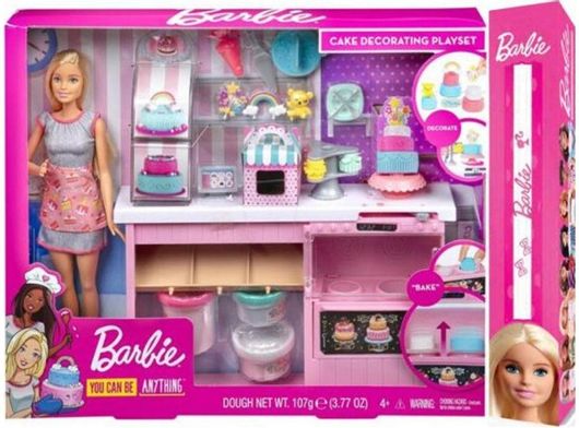 Παιχνιδολαμπάδα Mattel GFP59 Barbie Ζαχαροπλαστείο με Κούκλα για 4+ Ετών